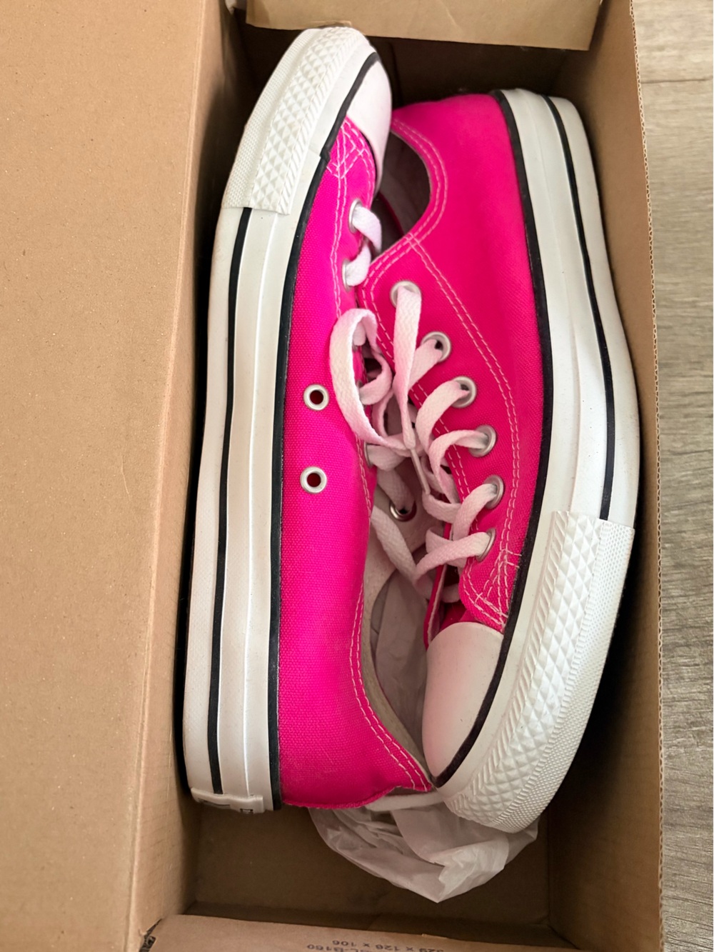 Converse Hot Pink Low-Top Canvas Sneakers - Women's - Picture 2 of 6